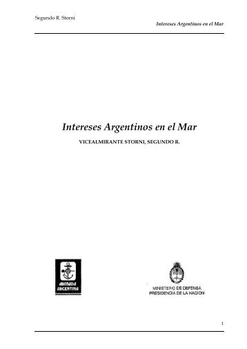 Storni, Intereses argentinos en el mar - Ministerio de Defensa