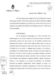 Resolución Ministerial Nº 1273 - Ministerio de Defensa