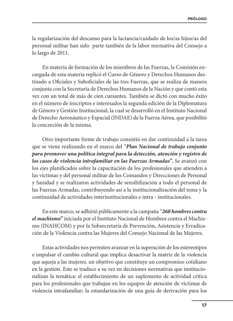 EQUIDAD DE GÉNERO Y DEFENSA: Una política en marcha VI ...