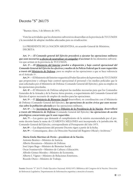 Antecedentes legales y parlamentarios - Ministerio de Defensa