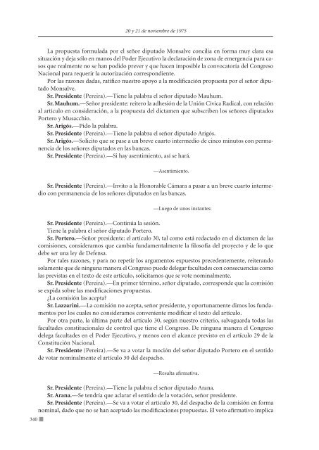 Antecedentes legales y parlamentarios - Ministerio de Defensa