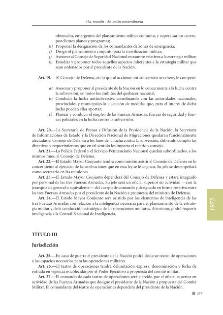 Antecedentes legales y parlamentarios - Ministerio de Defensa