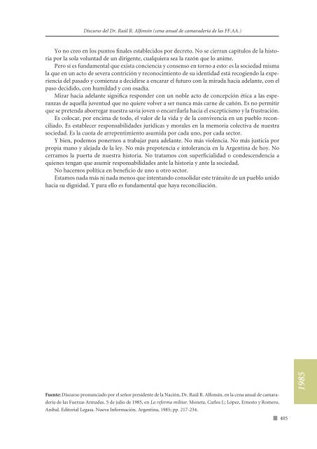 Antecedentes legales y parlamentarios - Ministerio de Defensa