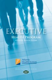 EXECUTIVE - Atlantic Health System