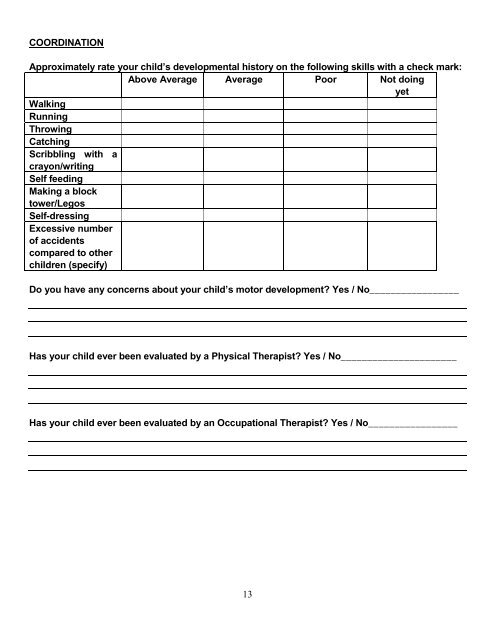 Packet for patients five years of age and older - Atlantic Health System