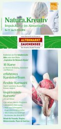 Altenmarkt-Zauchensee - Natura.Kreativ