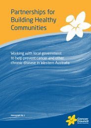 Partnerships for Building Healthy Communities - Cancer Council ...