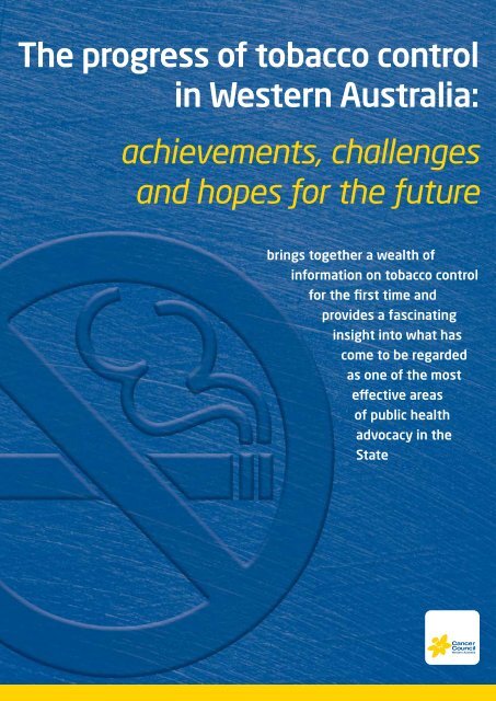 The progress of tobacco control in Western Australia: achievements ...