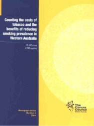 2. Estimating the Western Australian costs of tobacco use