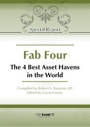 The 4 Best Asset Havens in the World - Fleet Street Publications