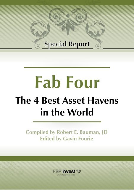 The 4 Best Asset Havens in the World - Fleet Street Publications