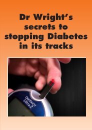 Dr Wright's secrets to stopping Diabetes in its tracks - Fleet Street ...