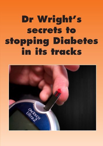 Dr Wright's secrets to stopping Diabetes in its tracks - Fleet Street ...