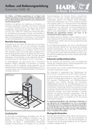 Kaminofen HARK 48 Aufbau- und Bedienungsanleitung