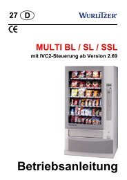 Wurlitzer SL540 m. Lift - Brunnhofer Vending Systems