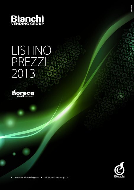 LISTINO PREZZI 2013 - Bianchi Vending Group