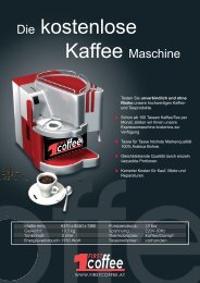 Die kostenlose Kaffeemaschine - PROFISTAR - FirstCoffee