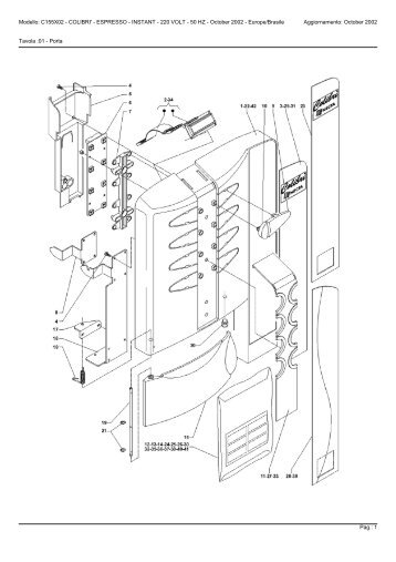 Modello: C155X02 - COLIBRI' - ESPRESSO - INSTANT - 220 VOLT ...