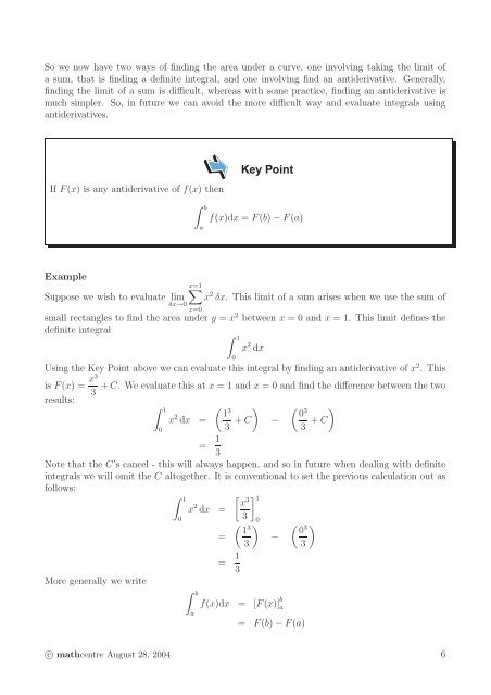 indefinite integration as the reverse of differentiation