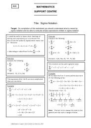sigma notation examples sigma notation examples