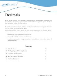 Decimals