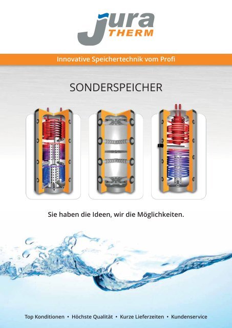 Sonderspeicher Prospekt - Juratherm GmbH