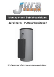 Montage- und Betriebsanleitung JuraTherm ... - Juratherm GmbH