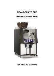 NEVA BEAN TO CUP BEVERAGE MACHINE - Vending Machines