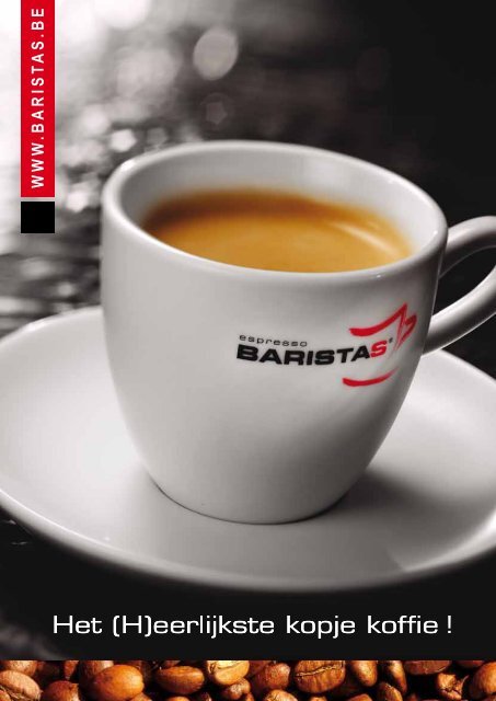 Bekijk hier onze productbrochure - Espresso Baristas