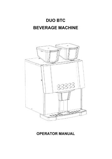 DUO BTC BEVERAGE MACHINE - Vending Machines