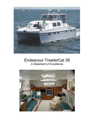 TrawlerCat 38 - Endeavour Catamarans
