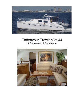 TrawlerCat 44 - Endeavour Catamarans