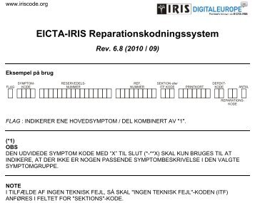 IRIS TABLES - DigitalEurope