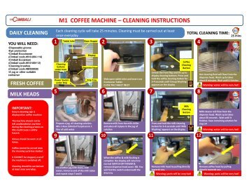 La CImbali M1 Cleaning Guide - Ringtons Beverages
