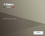 Download Professional Catalogue - Saeco