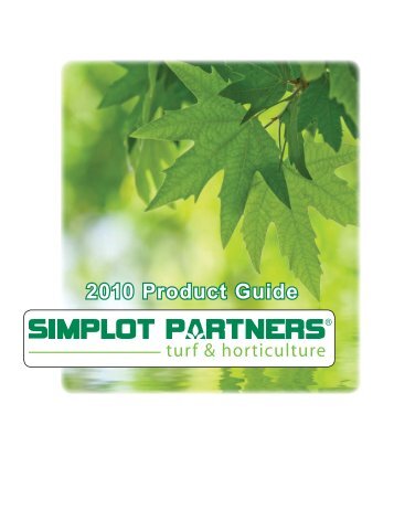 2010 Product Guide - JR Simplot Company