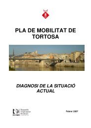 PLA DE MOBILITAT DE TORTOSA - tortosa.es