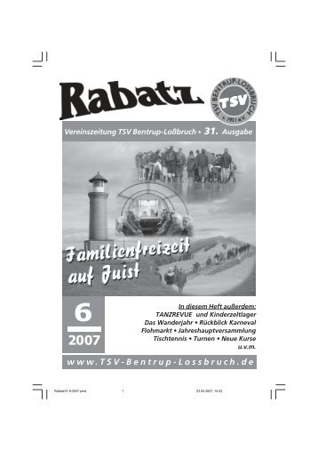 (Nr. 31) (im PDF-Format) - TSV Bentrup-Lossbruch