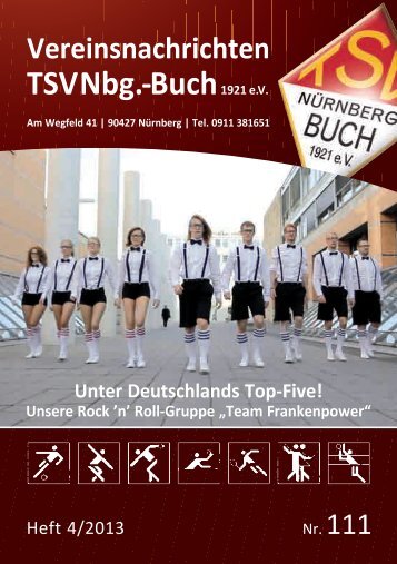 Vereinsnachrichten Heft IV 2013 - TSV Nürnberg-Buch 1921 eV
