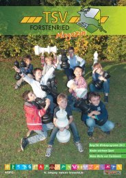 Ausgabe 4 - TSV Forstenried MÃ¼nchen e.V.