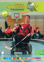 Ausgabe 1 - TSV Forstenried MÃ¼nchen e.V.