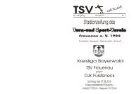 Stadionzeitung zum Spiel am 07.08.2010 ... - TSV Frauenau
