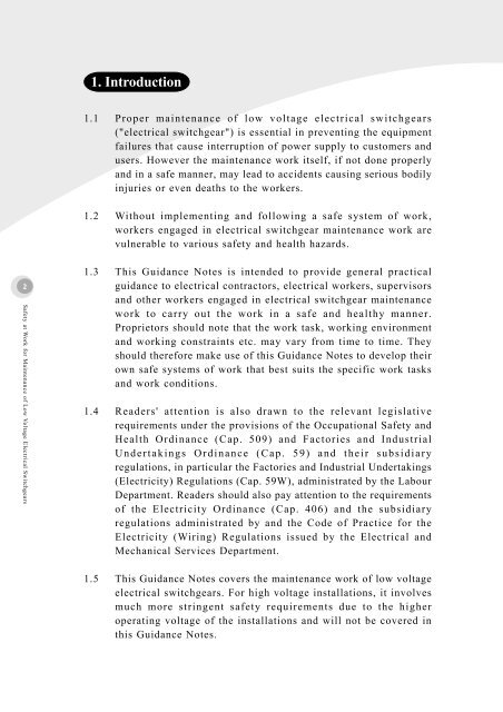 Safety at Work for Maintenance if Low Voltage Electrical Switchgears