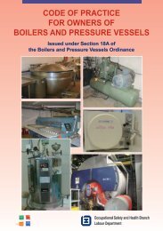 CoP for Owners of Boilers and Pressure Vessels