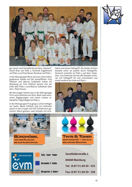 TSV-Nachrichten 1/2014 - TSV Mainburg