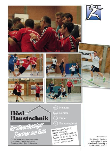 TSV-Nachrichten 1/2014 - TSV Mainburg