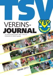 VEREINS- JOURNAL - TSV Ingolstadt-Nord