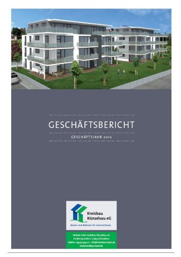 Bericht über das Geschäftsjahr 2007 - Kreisbau Künzelsau eG