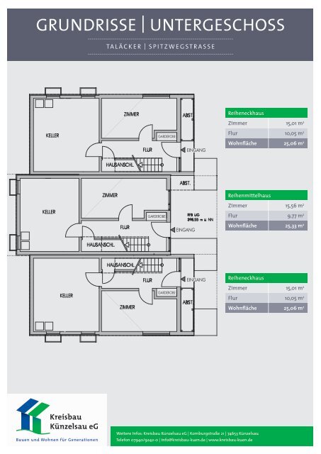 Weitere Informationen - Kreisbau KÃ¼nzelsau eG