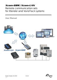 User Manual Xcom-Remote - Mare Solar